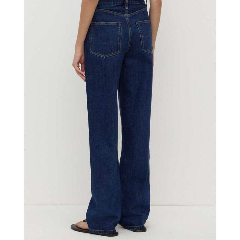 Assembly Label High Rise Straight Jean Heritage Blue image number 1